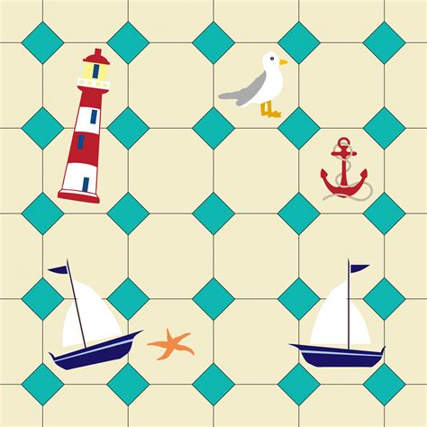 Tile Pattern With Boats Free Stock Photo - Public Domain Pictures