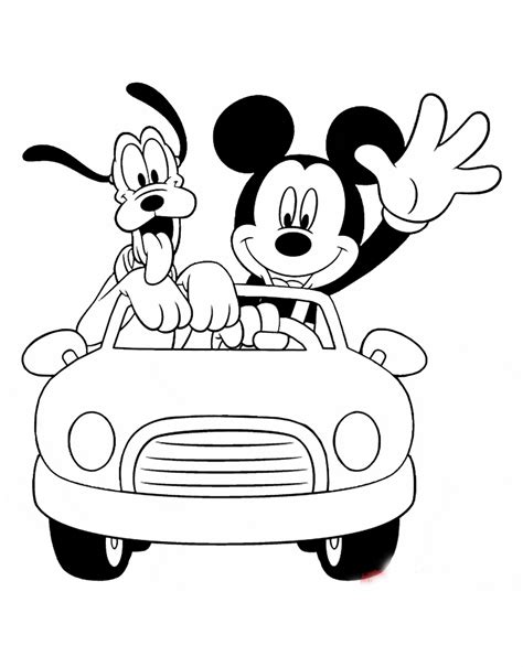 Mickey Mouse Coloring Pages Free Printable