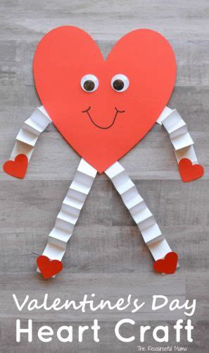 Valentine's Day Heart Craft for Kids - The Resourceful Mama