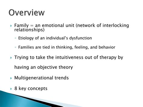 PPT - BOWEN FAMILY SYSTEMS THERAPY PowerPoint Presentation - ID:329420