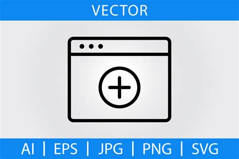 Vector Add New Page Outline Icon Graphic by Muhammad Ali · Creative Fabrica