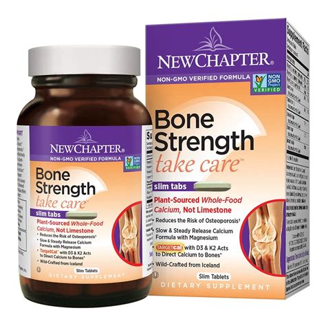 New Chapter Bone Strength Calcium Supplement Slim Tabs, 30 Ct - Walmart.com