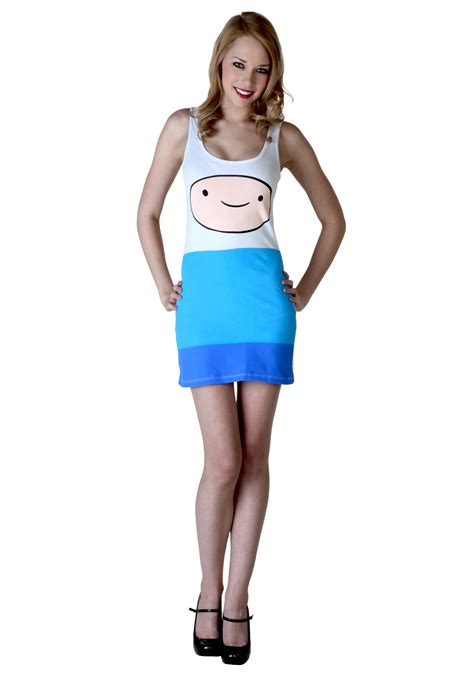 Women's Adventure Time Finn Tunic Tank - Halloween Costume Ideas 2023