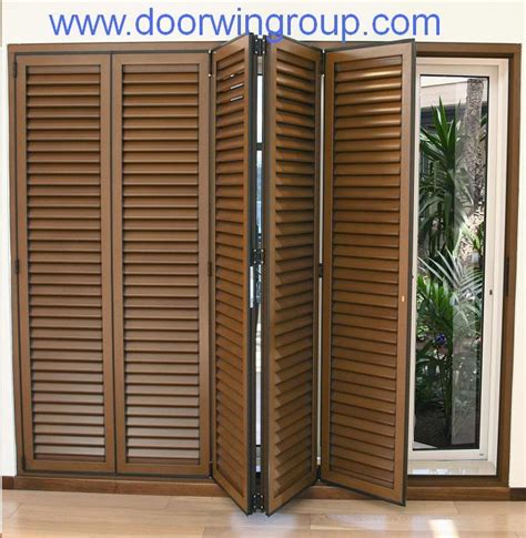 China Aluminum Bifold Shutter / Louver Door - China Aluminum Bifold Door, Aluminum Bifolding Door