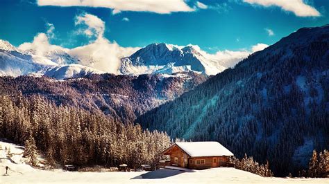 Cabin and Background, Fall Mountain Cabin HD wallpaper | Pxfuel