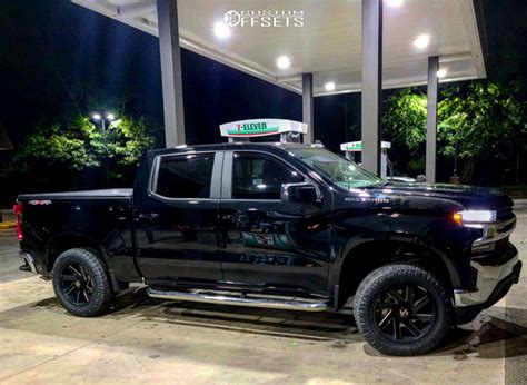 2019 Chevrolet Silverado 1500 with 20x9 -1 ARKON OFF-ROAD Lincoln and 275/65R20 Nitto Ridge ...