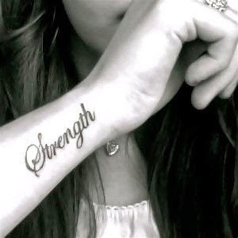 Quote Wrist Tattoo