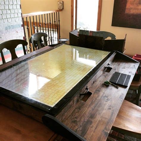 [OC] Check out this sweet setup! - DnD | Gaming table diy, Game room tables, Dnd table