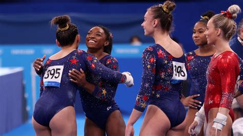 Here's who joins Simone Biles in finals after U.S. women's gymnastics team competes against ...