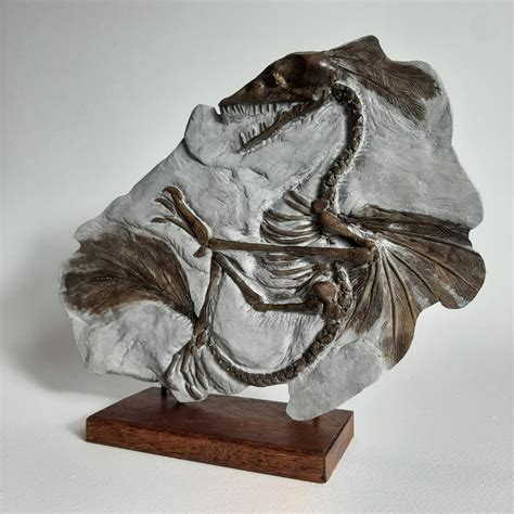 ARCHAEOPTERYX distant Cousin FOSSIL Replica / Sculpture. - Etsy