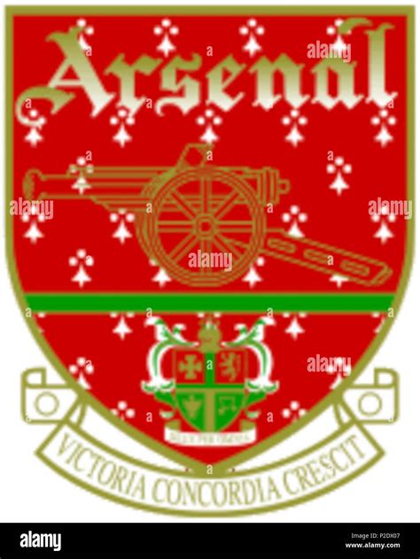 5 Arsenal fc old crest small Stock Photo - Alamy