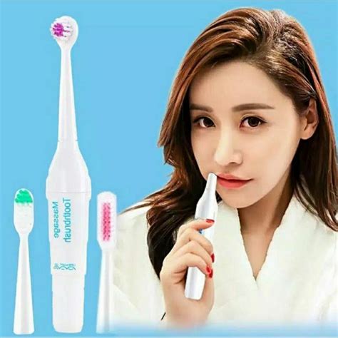 Jual Sikat Gigi Elektrik Sikat Gigi Mini Electric Toothbrush Sikat Gigi Baterai Otomatis ...