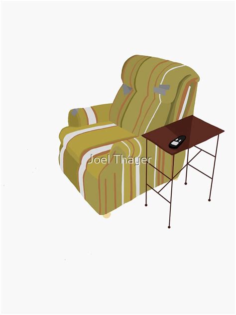 "Frasier, Martin Crane Chair" Sticker by JoelThayer | Redbubble