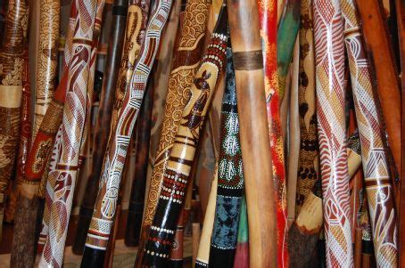 Traditional digeridoo (music instrument) of the Aboriginals (Native Aussies) - Australia ...