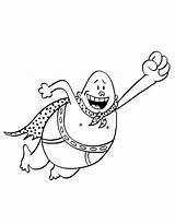 Profesor Poopypants Captain Underpants Coloring Page sketch template