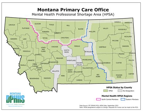 Montana Health Professional Shortage Area (HPSA) Designations