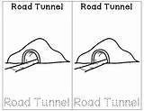 Tunnel Coloring Pages sketch template