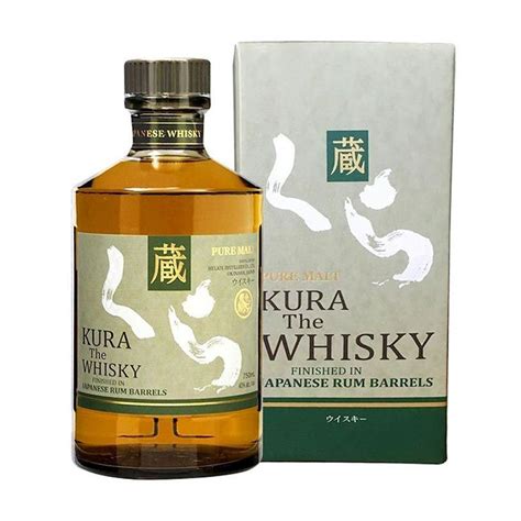 WHISKY KURA BLENDED MALT RHUM CASK FINISH 40% CL.70 Whisky - Antica ...