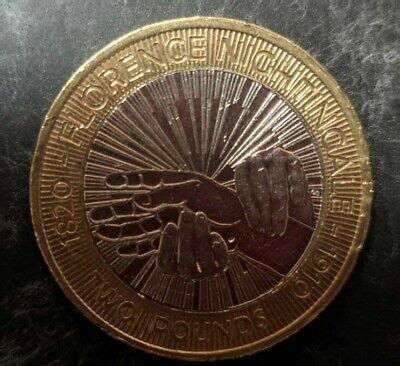 florence nightingale £2 coin - mint error | eBay