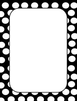 Blank pdf document with borders by Sassy in Seven | TpT