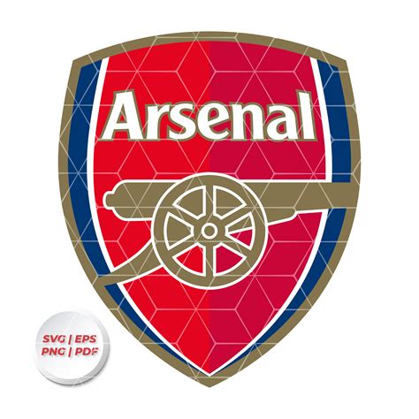 Pack New Font Vector Arsenal 2023/24 Shield/logo in SVG PNG - Etsy