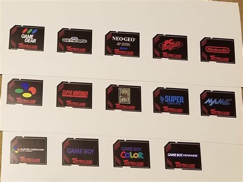 I made a thing! SD card labels for the Super Retro-Cade : retrogaming