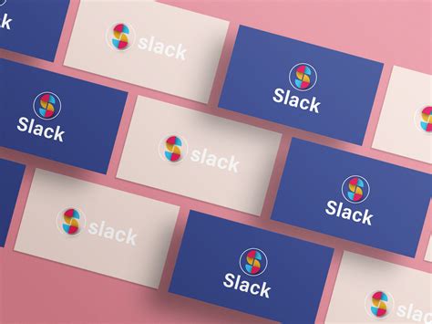 Slack logo design brand identity on Behance