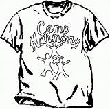 T Shirt Coloring Page  Home sketch template