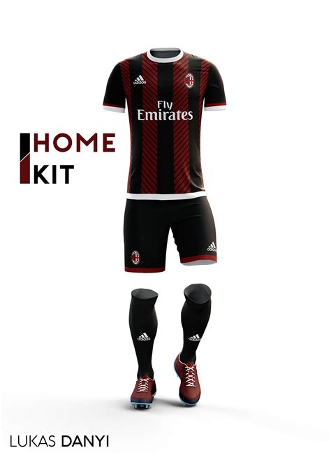 AC. Milan football kit 16/17. on Behance