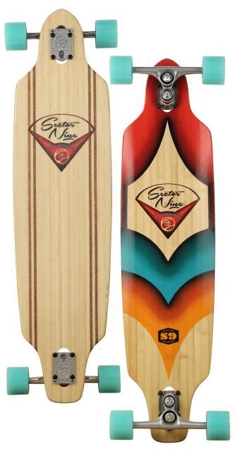 Sector 9 Sentinel II Longboard Skateboard - Aqua