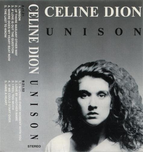 Celine Dion* - Unison (Cassette) | Discogs