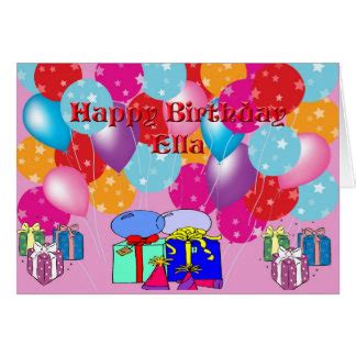 Happy Birthday Ella Gifts - T-Shirts, Art, Posters & Other Gift Ideas ...