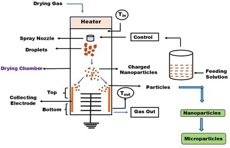 4 Schematic diagram of the spray drying process. | Download Scientific Diagram