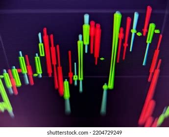 Stock Market Price Chart Red Green Stock Photo 2204729249 | Shutterstock