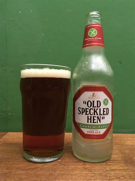 Old Speckled Hen 'Gluten Free' by Morland Brewing of Suffolk England. First gluten free beer I ...