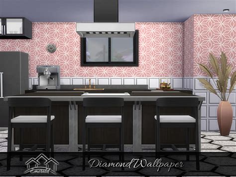 The Sims Resource - DiamondWallpaper_S3