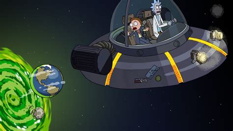 Download Portal Earth Space Cruiser (Rick And Morty) Spaceship Morty ...