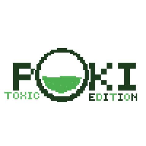 Pixilart - Poki Logo Toxic Edition by Fearless-Fusion