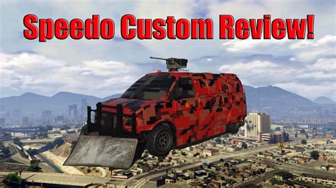 GTA Online Speedo Custom Review! - YouTube