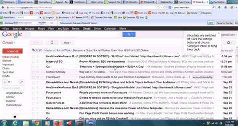 How to change gmail new inbox layout - YouTube