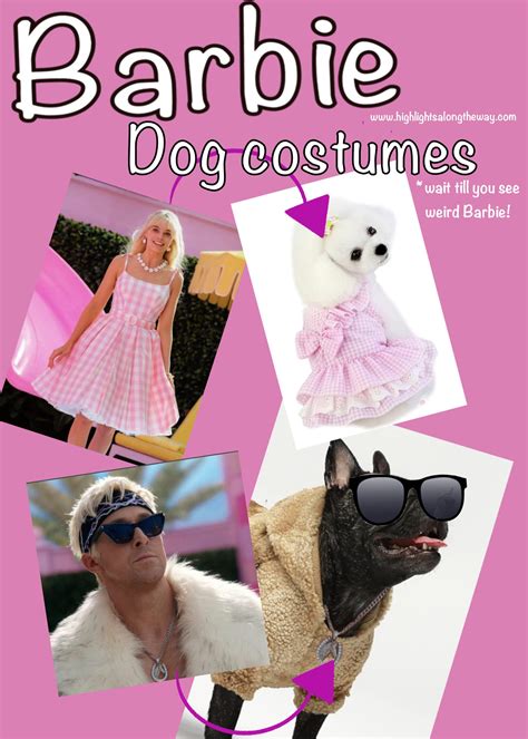 Dog Barbie Costumes for Fur Baby Halloween fun!