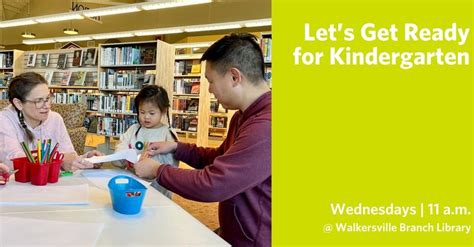 Lets Get Ready for Kindergarten!, Walkersville Public Library, 3 January 2024 | AllEvents