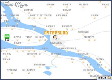 Ostersund Sweden Map - ToursMaps.com