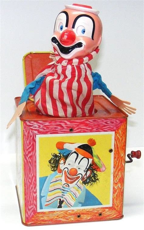 Jack In The Box pop-up clown (1961). By Mattel. Jack In The Box, Mattel ...