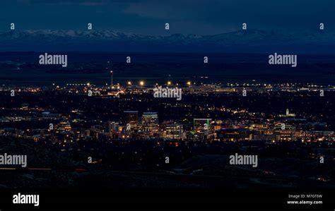 Boise idaho skyline in winter hi-res stock photography and images - Alamy