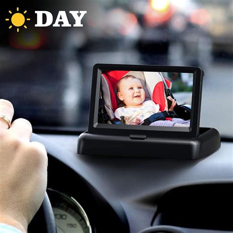 Baby Car Mirror, 1080P Car Baby Camera Monitor, Safety Car Back Seat ...