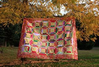 This week's project. | Quilt made from one Hoffman Bali Pop … | Flickr