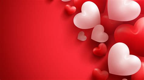 red and white heart wallpaper Valentine's Day love image #heart #4k #4K ...