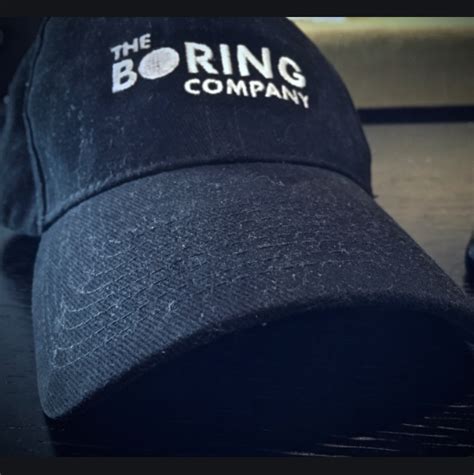 PHOTO Elon Musk's The Boring Company Hat