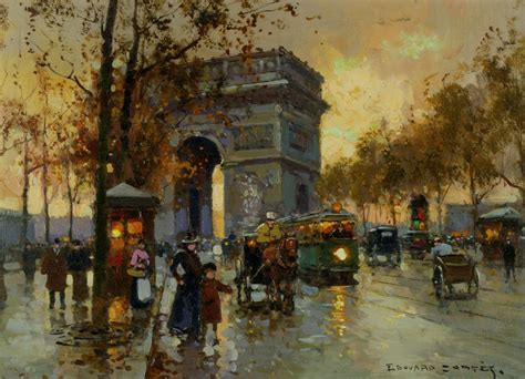 Triumphal Arch View - Edouard Cortes - WikiArt.org